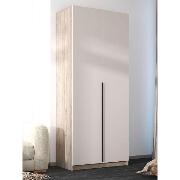 Изображение товара Шкаф Правила мебели Бохо с полками, со штангой, 101.6х51х236 см, Дуб Крафт серый / Кашемир