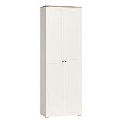 Изображение товара Шкаф Правила мебели Остин с полками, 80х42х230 см, Белый / Дуб Крафт