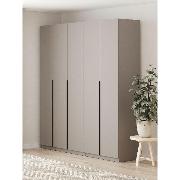 Изображение товара Шкаф Правила мебели Сеул с полками, с ящиками, со штангой, с доводчиками, 200.2х50.6х221.6 см, Меланж