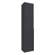 Изображение товара Шкаф Правила мебели Бриана с полками, 49.4х39.7х239 см, Серый уголь