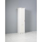 Изображение товара Шкаф Правила мебели Ливерпуль с полками, со штангой, с карнизом, 50х54.1х223.5 см, Ясень Ваниль / Белый