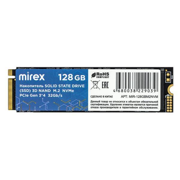 Изображение товара Внутренний диск SSD Mirex MIR-128GBM2NVM