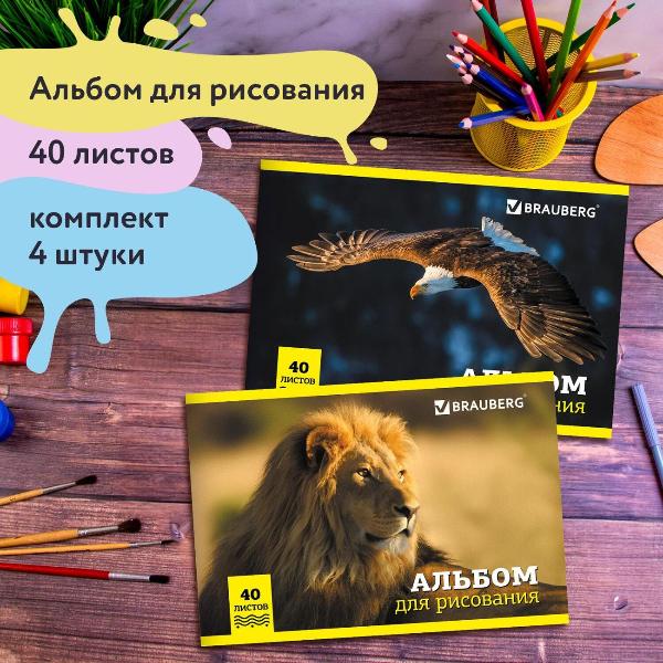 Изображение товара Альбом для рисования Brauberg 880039
