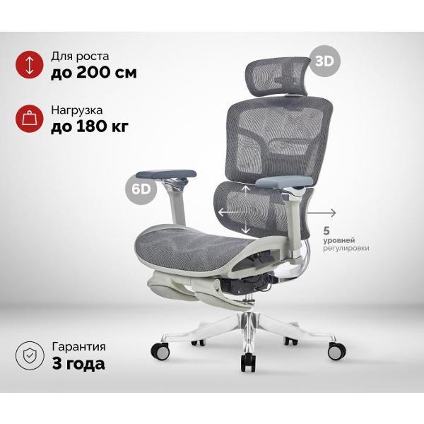 Изображение товара Кресло компьютерное SPARX FX-26 Evil FT Grey