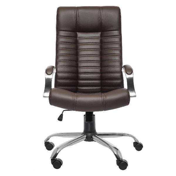 Изображение товара Кресло руководителя РОСКРЕСЛА Атлант-2 компьютерное, цвет: коричневый, экокожа