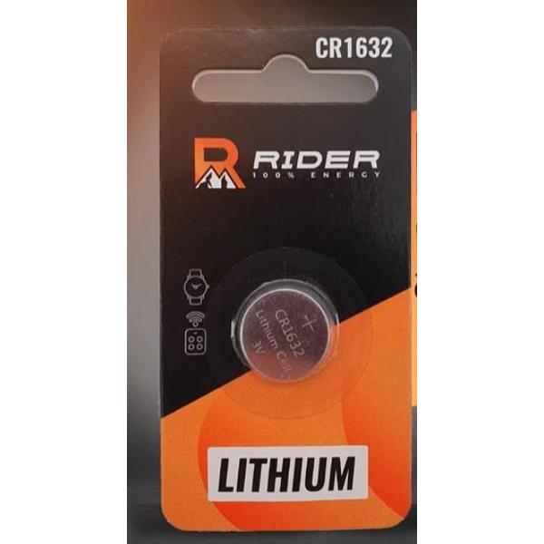 Изображение товара Литиевая батарейка Rider CR1632-1BL