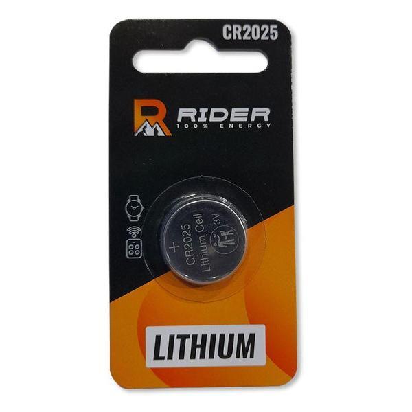 Изображение товара Литиевая батарейка Rider CR2025-1BL