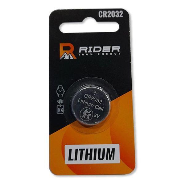 Изображение товара Литиевая батарейка Rider CR2032-1BL