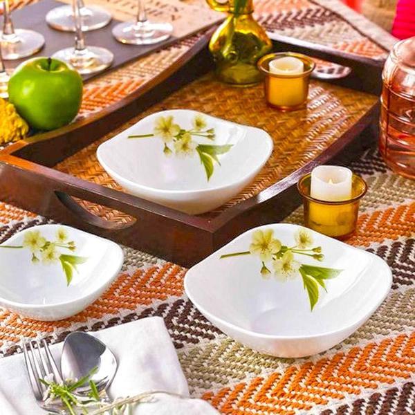 Изображение товара Тарелка суповая LA OPALA Quadra, Snowdrop, 278 мм, набор из 6 шт