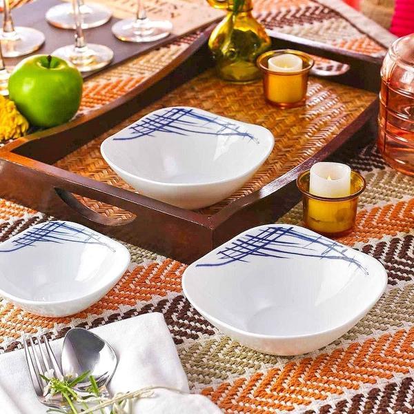 Изображение товара Тарелка суповая LA OPALA Quadra, Belladonna, 205 мм,набор из 6 шт