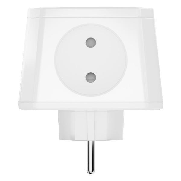 Изображение товара Тройник и переходник электрический AGNI TP-WJ4E-white