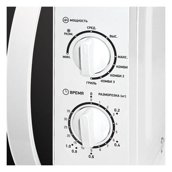 Изображение товара Микроволновая печь BBK 20MWG-738M/W белый