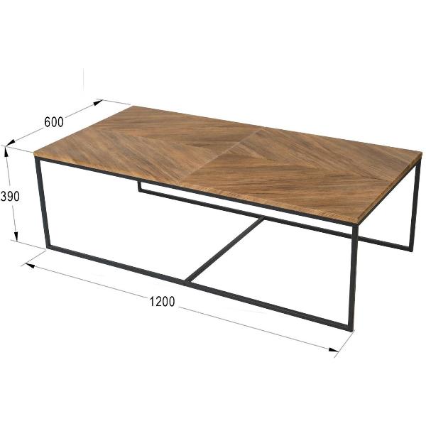 Изображение товара Стол журнальный Калифорния Калифорния Эклектик дуб американский