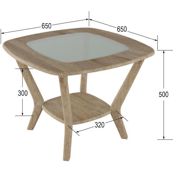 Изображение товара Стол журнальный Калифорния Мельбурн дуб сонома