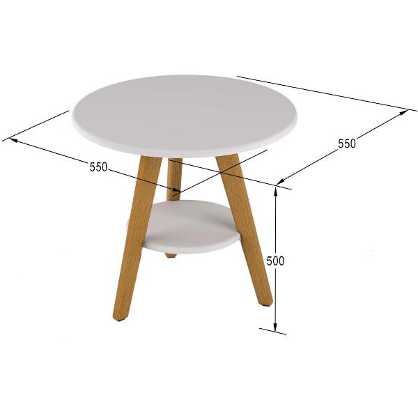 Изображение товара Стол журнальный Калифорния Калифорния ХОГ белый