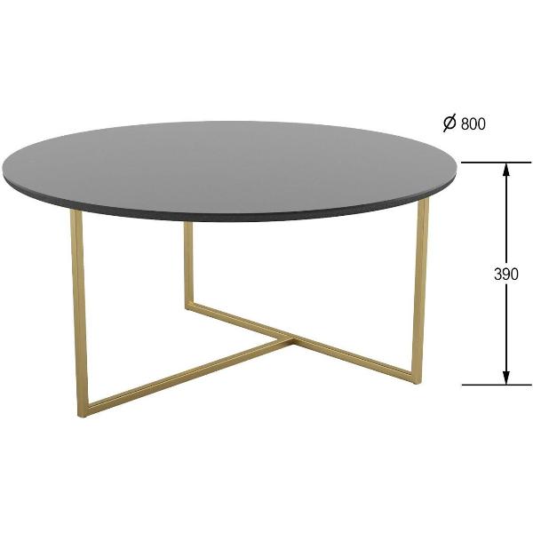 Изображение товара Стол журнальный Калифорния "Маджоре Glass" черная Lacobel