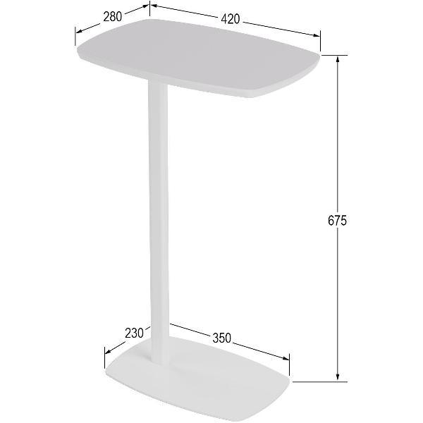 Изображение товара Стол журнальный Калифорния ДЕЙ колор Белый