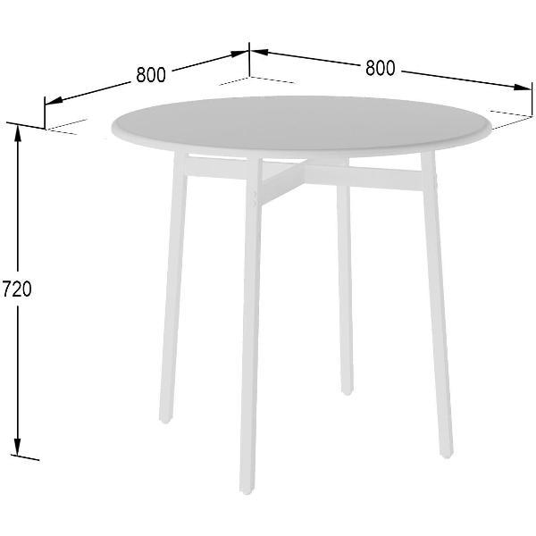 Изображение товара Стол обеденный Калифорния Медисон белый/белый