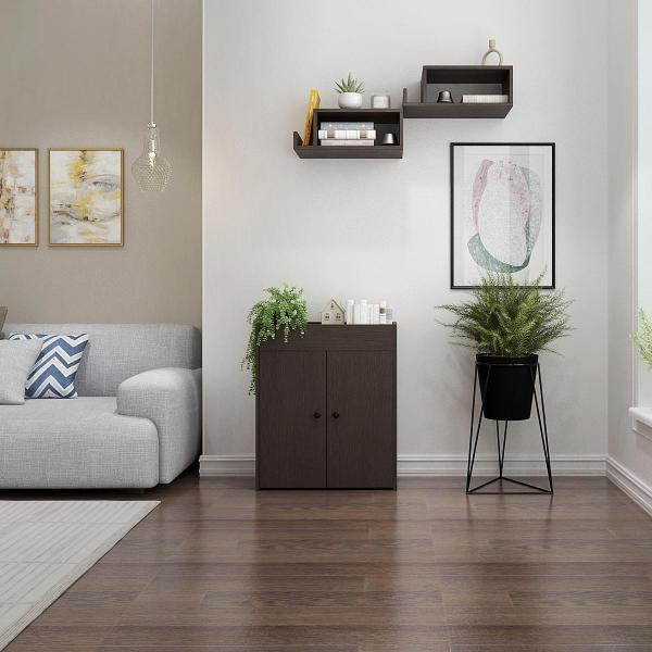 Изображение товара Стеллаж офисный MFMaster Файн-132 дуб крафт табак