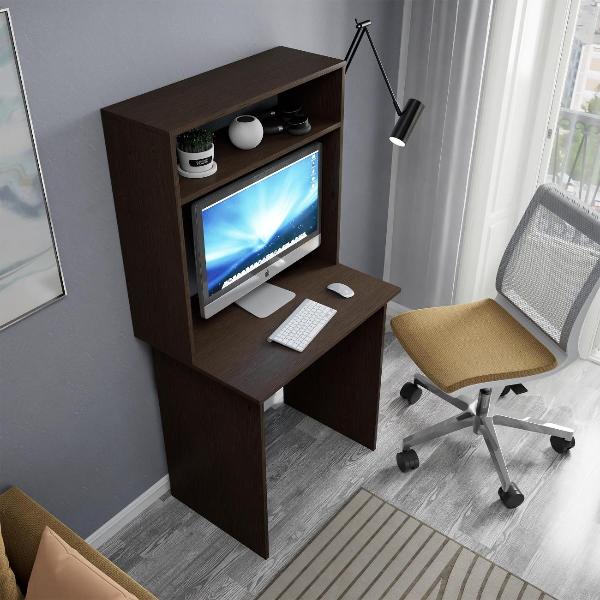 Изображение товара Стол письменный MFMaster с надстройкой Витто-85 венге