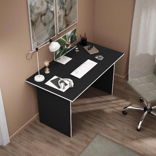 Изображение товара Стол письменный MFMaster Прато-702 черный-белый