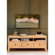 Изображение товара Тумба прикроватная Правила мебели под телевизор напольная Кымор ТВ с полками, с ящиками, 148х47х57 см, Светло-коричневый