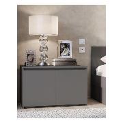 Изображение товара Тумба прикроватная Правила мебели Симпл с дверцами, 80.4х51.4х49.4 см, Графит