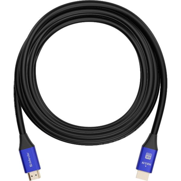 Изображение товара Кабель цифровой аудио-видео Defender HDMI M-M, ver 2.1, 5м