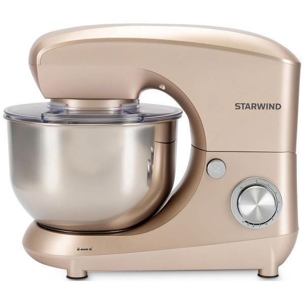 Изображение товара Миксер планетарный Starwind SPM5181, 1300 Вт, золотистый