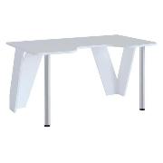Изображение товара Стол компьютерный Правила мебели Брикс с металлическими ножками, 150х90х75 см, белый