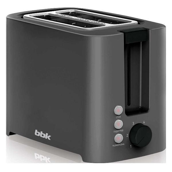 Изображение товара Тостер BBK TR81M темно-серый Изображение товара Тостер BBK TR81M темно-серый