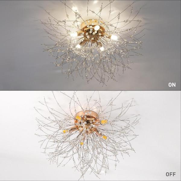 Изображение товара Люстра потолочная Estares NOVELLA C 5XG9 R-500X280-GOLD/CRYSTAL