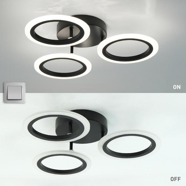 Изображение товара Люстра Estares MARIA 80W 3R-ON/OFF(IRC)-390x90-BLACK