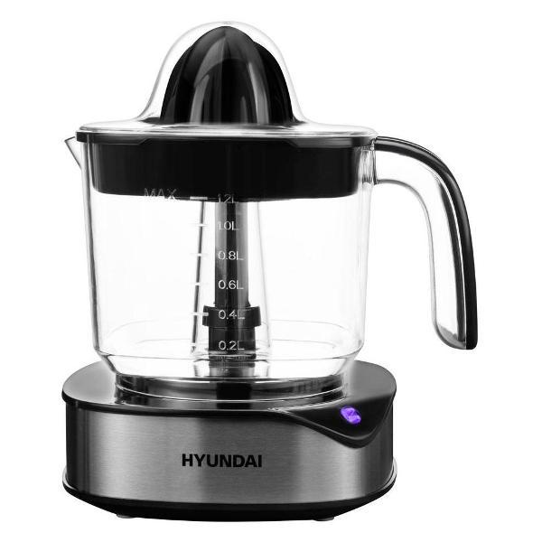 Изображение товара Соковыжималка для цитрусовых электрическая Hyundai HY-JC4123 30Вт черный/нержавеющая