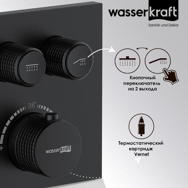 Изображение товара Смеситель Wasserkraft Elbe 7448 Thermo