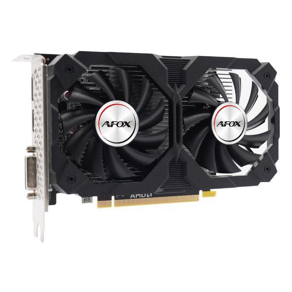 Изображение товара Видеокарта AFOX RX550 4GB GDDR5 128bit DVI DP HDMI 2FAN RTL
