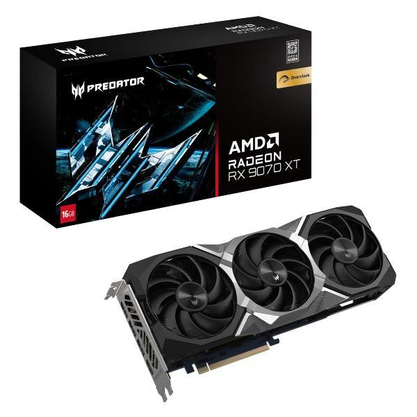 Изображение товара Видеокарта Acer RX9070XT PREDATOR BIFROST OC 16GB GDDR6 256bit 3xDP HDMI 3FAN RTL