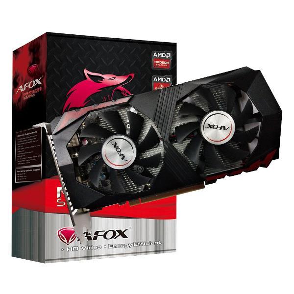 Изображение товара Видеокарта AFOX RX560 4GB GDDR5 128bit DVI DP HDMI 2FAN RTL