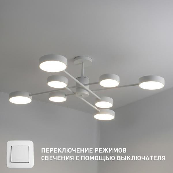 Изображение товара Люстра Estares MATEO 100W 8RON/OFF1005x250WHITE