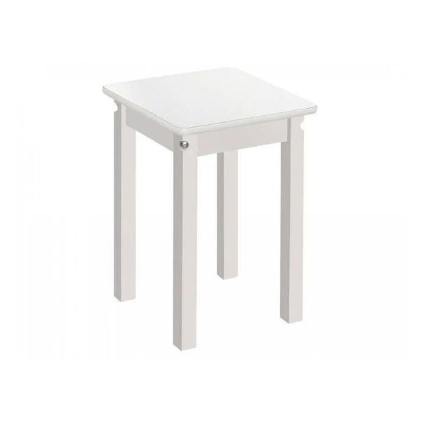 Изображение товара Стул Правила мебели Томбр, деревянный, 32х32х47 см, массив березы, Белый / Белый, пластик