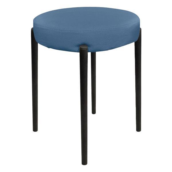 Изображение товара Стул Правила мебели Джерен, круглый, 34х34х49 см, Синеголубой, микровелюр / Черный, металл Изображение товара Стул Правила мебели Джерен, круглый, 34х34х49 см, Синеголубой, микровелюр / Черный, металл