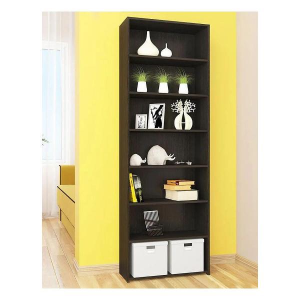 Изображение товара Стеллаж Правила мебели Стиль, прямой, открытый, 69х30х205 см, Венге