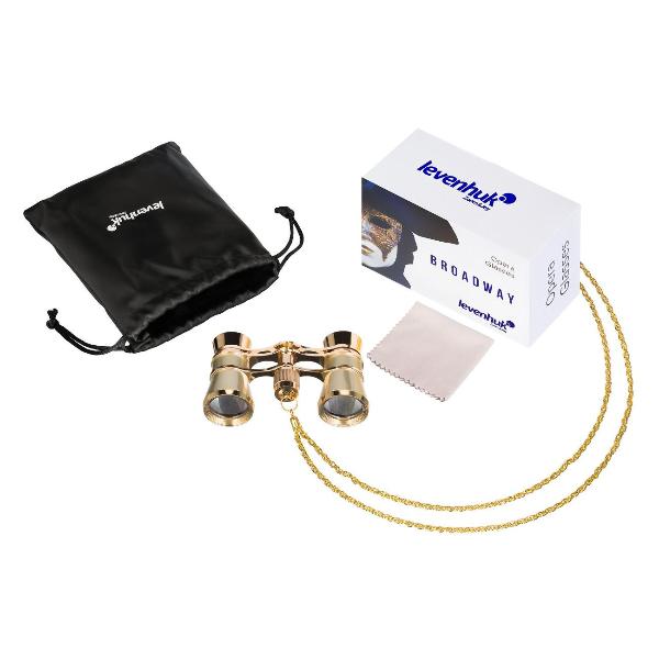 Изображение товара Бинокль Levenhuk Broadway 325B золотой