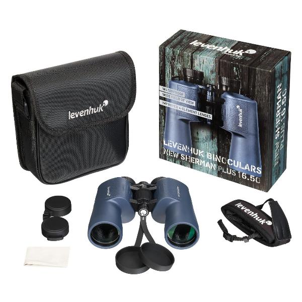 Изображение товара Бинокль Levenhuk New Sherman PLUS 16x50 синий