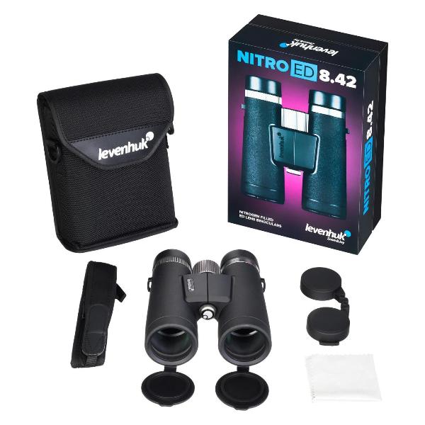 Изображение товара Бинокль Levenhuk Nitro ED 8x42 черный