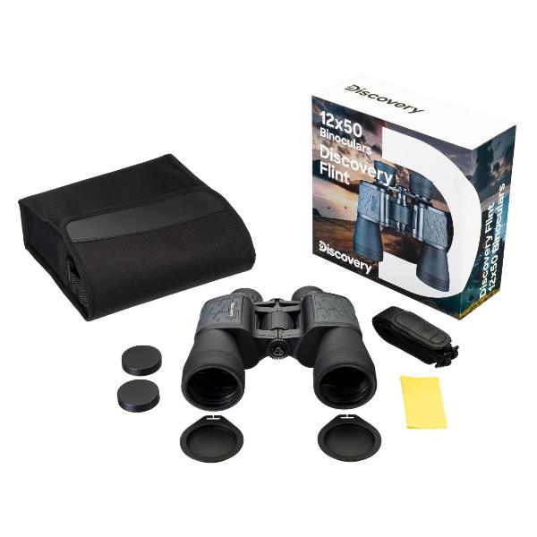 Изображение товара Бинокль Discovery Flint 12x50 черный