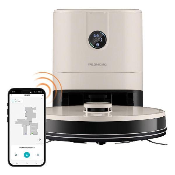 Изображение товара Робот-пылесос с базой очистки Redmond VR1325S? бежевый