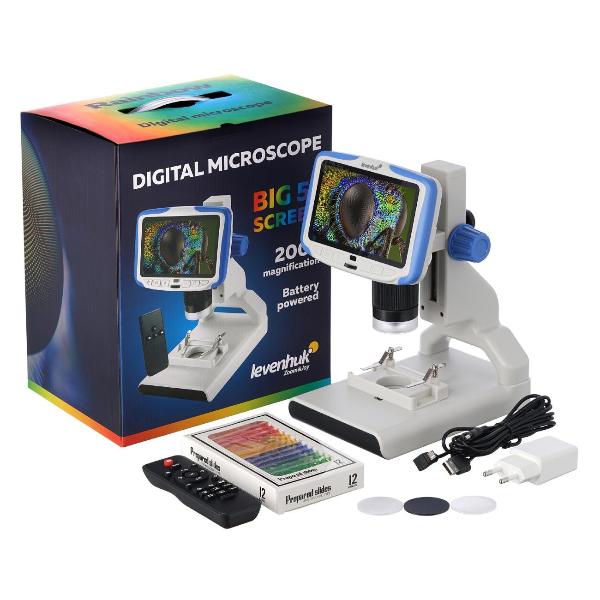 Изображение товара Микроскоп Levenhuk Rainbow DM500 LCD белый