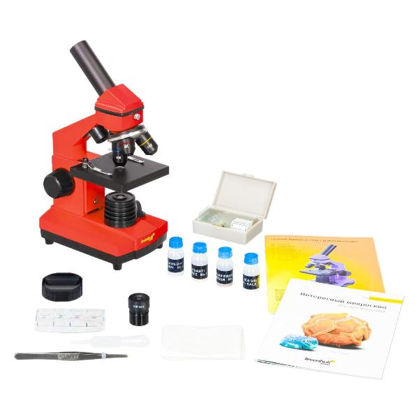 Изображение товара Микроскоп Levenhuk Rainbow 2L PLUS апельсин