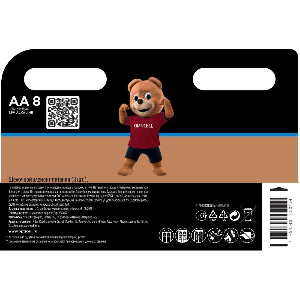 Изображение товара Батарея Opticell Turbo Max AA 8шт